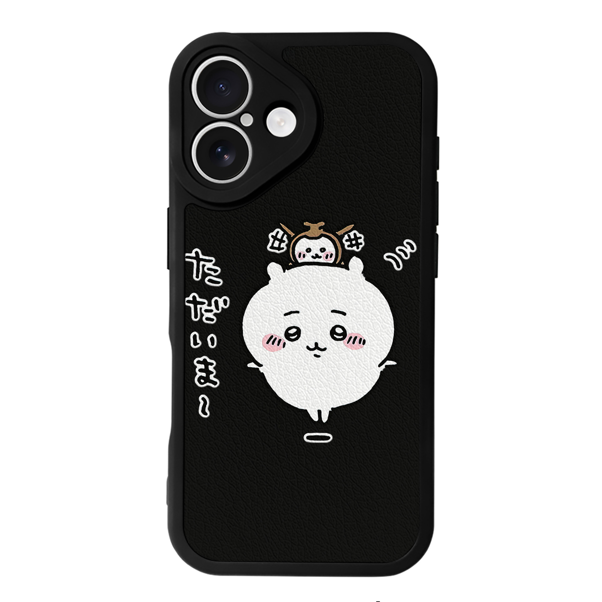 （画像用） ちいかわ ちいかわ Chii-kawa chiikawa 【iPhone 16シリーズ対応】シリコンスマホケース（レザー調） 材質：シリコン